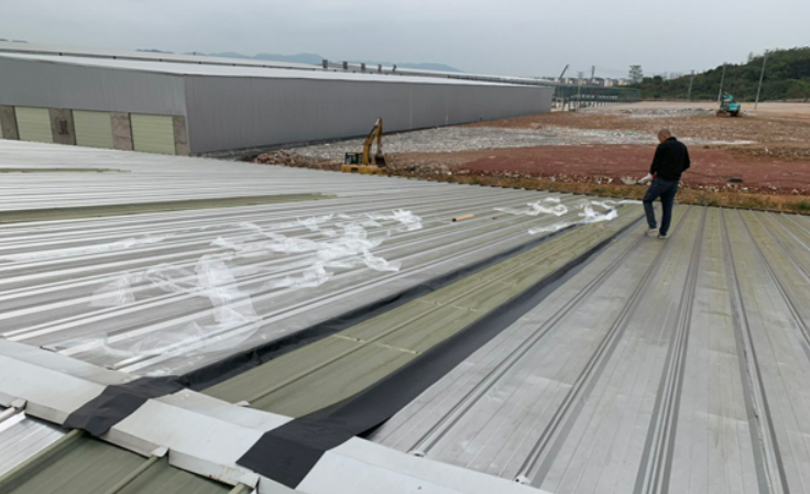 五湖渔场厂房屋面防水维修案例